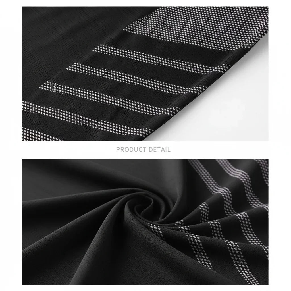Men's T-Shirt Short Sleeve Summer Printed Running Ice Silk Thin | QHA - QHA UK