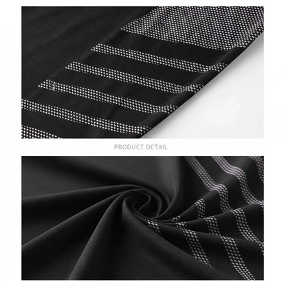 Men's T-Shirt Short Sleeve Summer Printed Running Ice Silk Thin | QHA - QHA UK