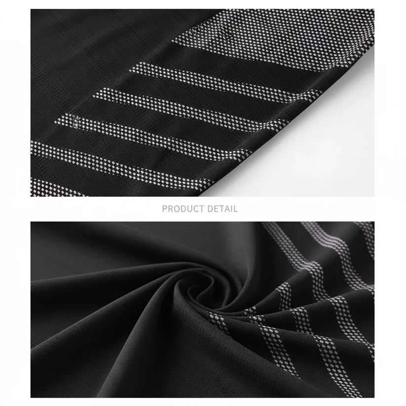 Men's T-Shirt Short Sleeve Summer Printed Running Ice Silk Thin | QHA - QHA UK