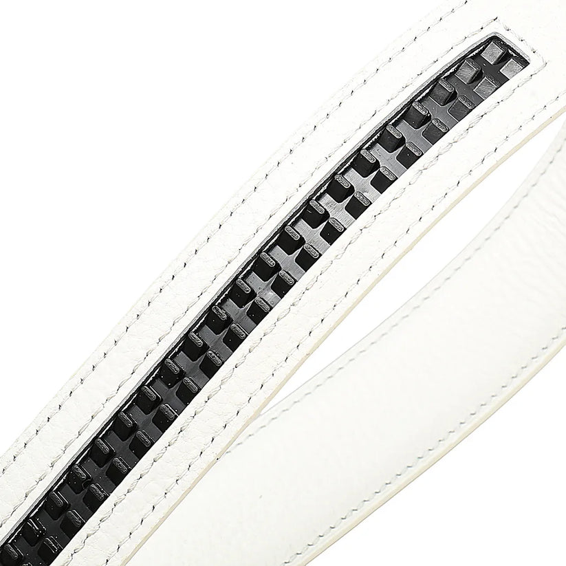 Leather Belt Strap Without Buckle | 3cm Cowhide | 8 Colours | 105–130cm - QHA UK