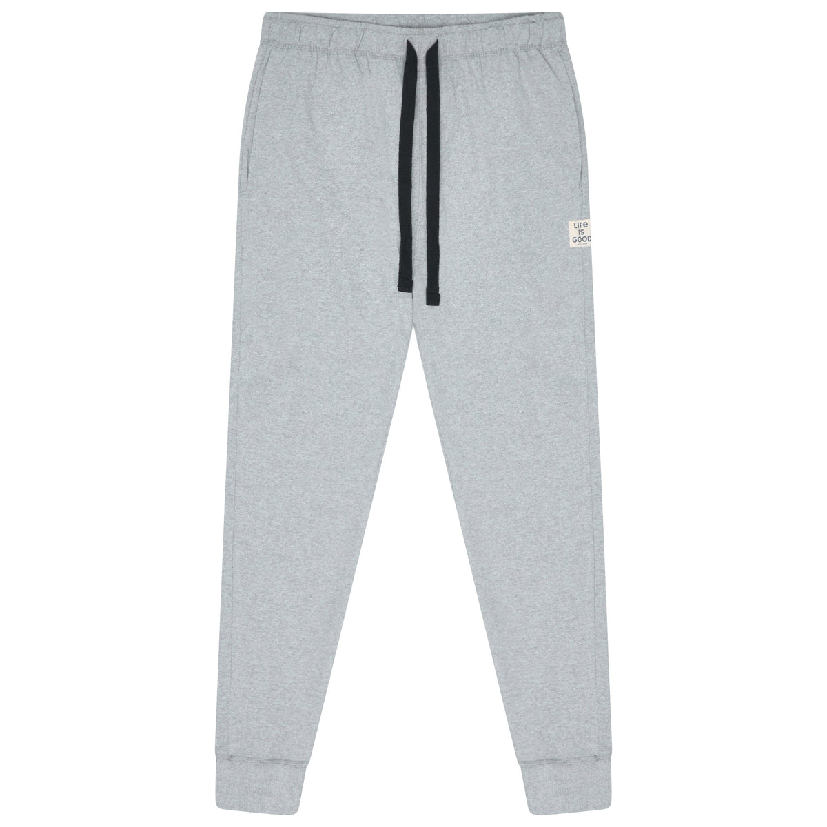 Mens Life Is Good Pyjama Set | Black/Grey Cotton Blend Regular - QHA UK