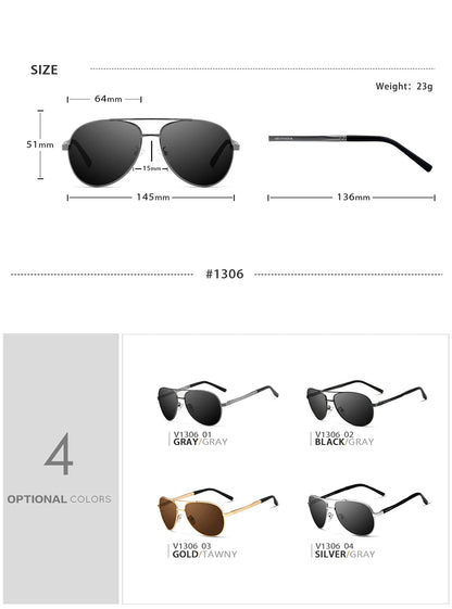 Fashion Item Veithdia Brand Sunglasses Polarized Uv400 | QHA UK - QHA UK