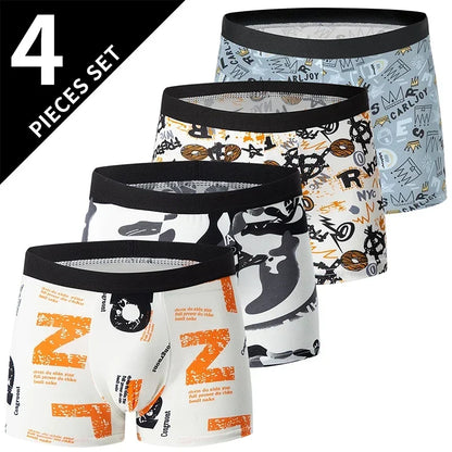 Men's Printed Board Shorts Multipack | 4/5 Pcs | Polyester | XS–XXXL - QHA UK