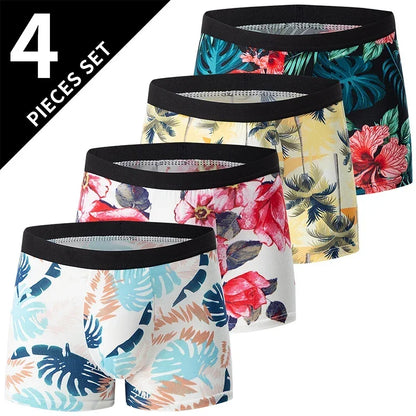 Men's Printed Board Shorts Multipack | 4/5 Pcs | Polyester | XS–XXXL - QHA UK