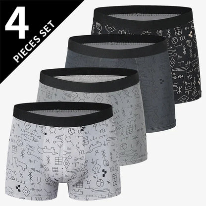 Men's Printed Board Shorts Multipack | 4/5 Pcs | Polyester | XS–XXXL - QHA UK