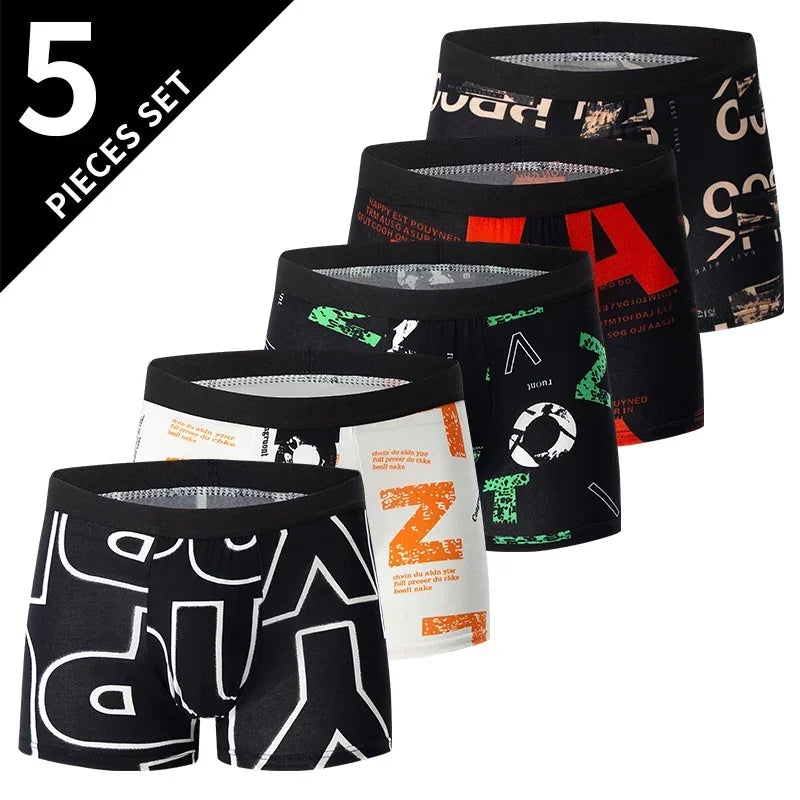 Men's Printed Board Shorts Multipack | 4/5 Pcs | Polyester | XS–XXXL - QHA UK