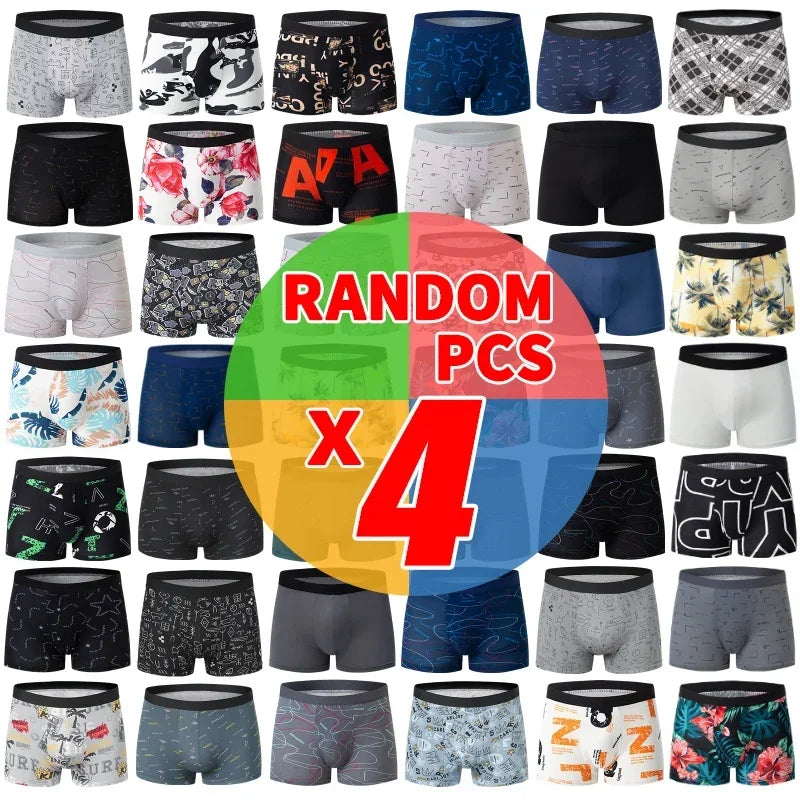 Men's Printed Board Shorts Multipack | 4/5 Pcs | Polyester | XS–XXXL - QHA UK