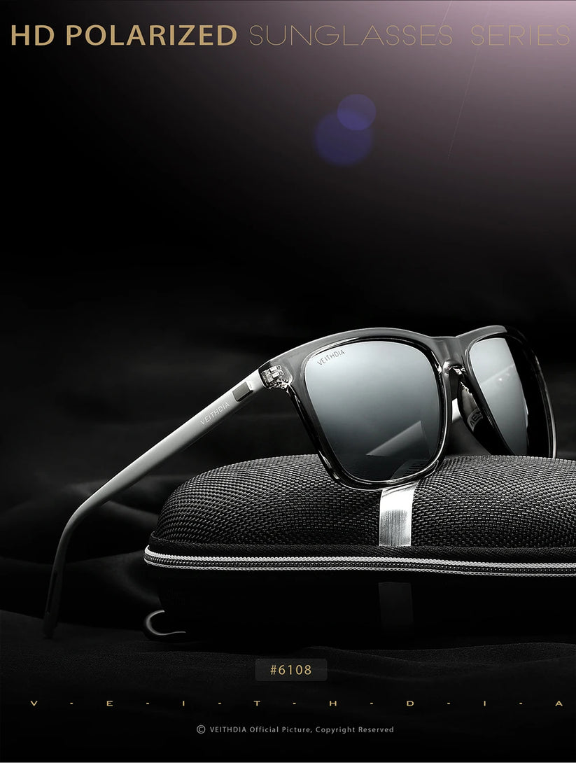 Item Veithdia Brand Sunglasses Retro Aluminum+tr90 Polarized | QHA UK - QHA UK