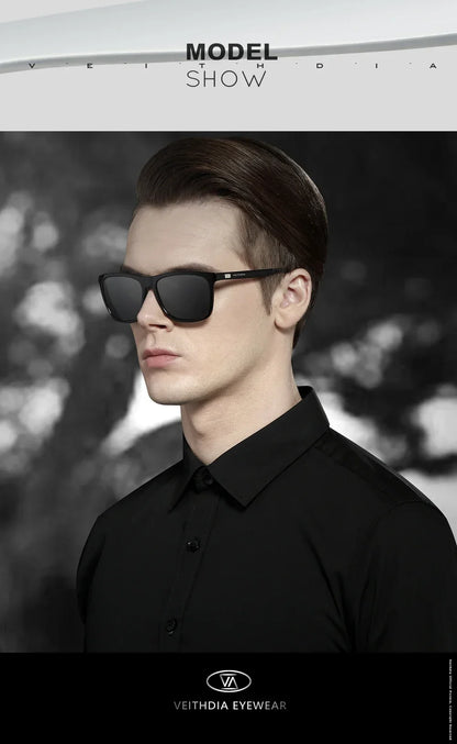 Item Veithdia Brand Sunglasses Retro Aluminum+tr90 Polarized | QHA UK - QHA UK
