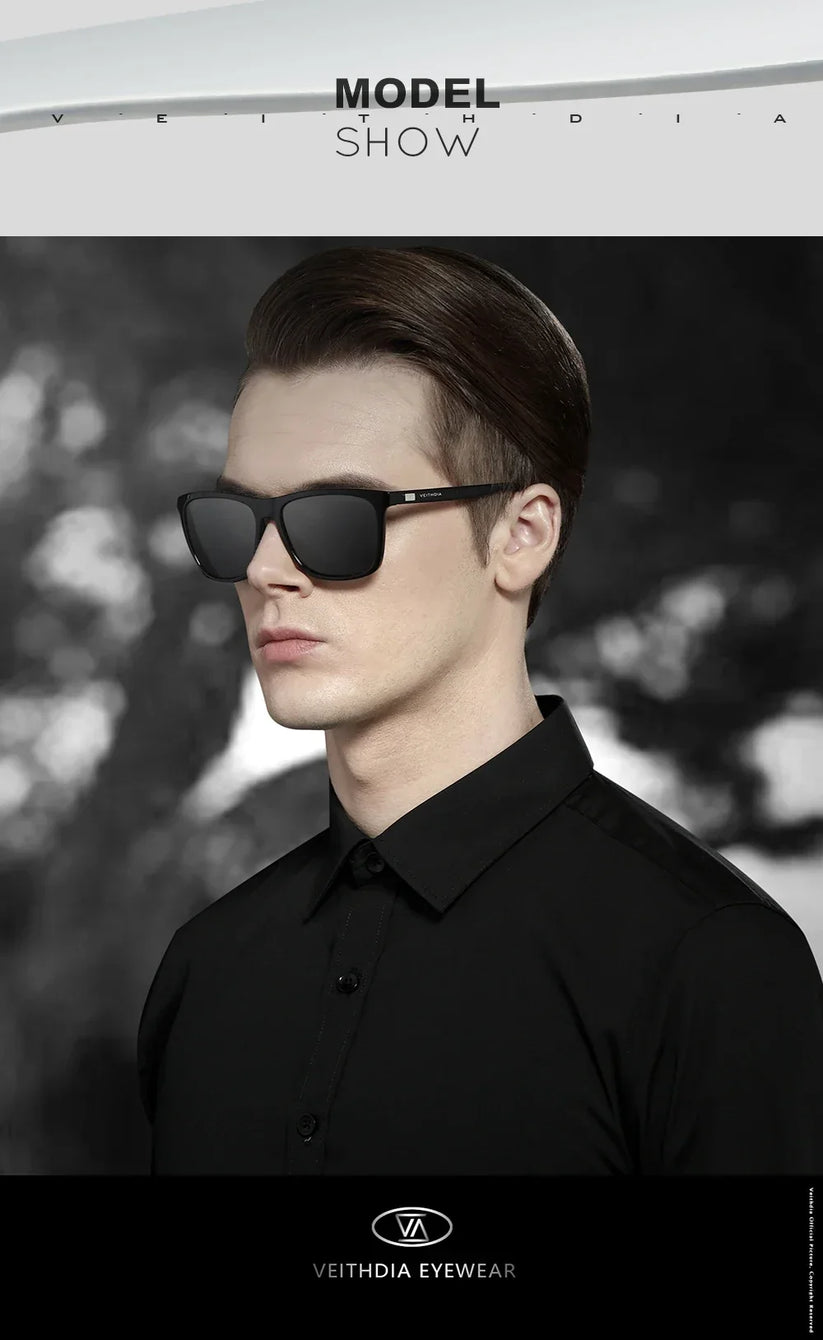 Item Veithdia Brand Sunglasses Retro Aluminum+tr90 Polarized | QHA UK - QHA UK
