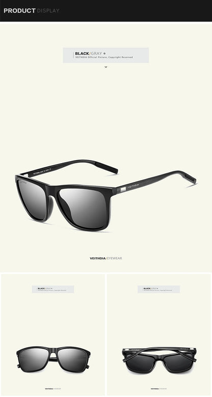 Item Veithdia Brand Sunglasses Retro Aluminum+tr90 Polarized | QHA UK - QHA UK
