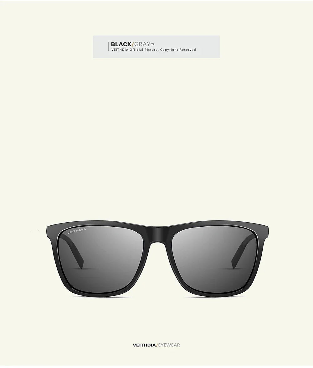 Item Veithdia Brand Sunglasses Retro Aluminum+tr90 Polarized | QHA UK - QHA UK