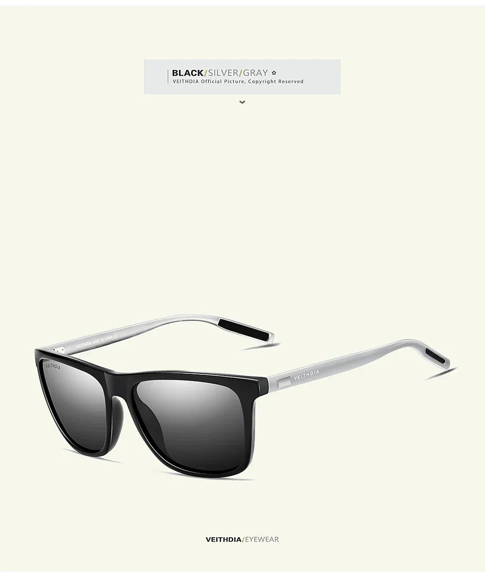 Item Veithdia Brand Sunglasses Retro Aluminum+tr90 Polarized | QHA UK - QHA UK