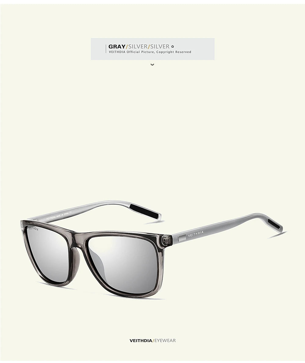 Item Veithdia Brand Sunglasses Retro Aluminum+tr90 Polarized | QHA UK - QHA UK