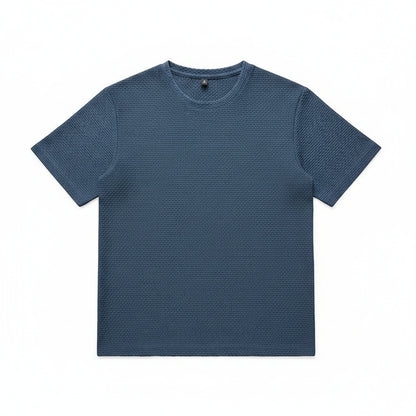 Mens Ice Silk Mesh T-Shirt Breathable Slim Fit Short M-5XL - QHA UK