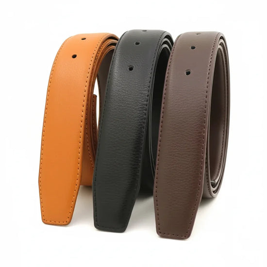 Men's Split Leather Pin Buckle Belt | 6 Colours | 110–125cm - QHA UK
