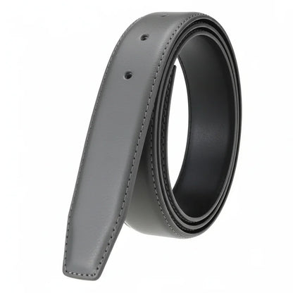Men's Split Leather Pin Buckle Belt | 6 Colours | 110–125cm - Texture Detail - QHA UK