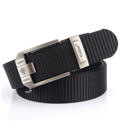 Men's Belt Buckle Polyester Medyla Tactical Nylon Military Army | QHA UK - Buckle Detail - QHA UK