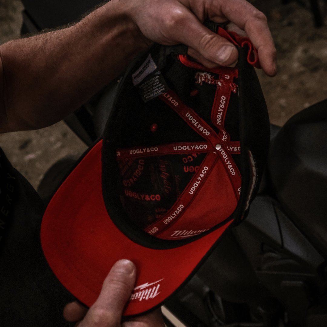 Milwaukee Ducati Team-Wear Cap Official Red Black Curved Peak - QHA UK