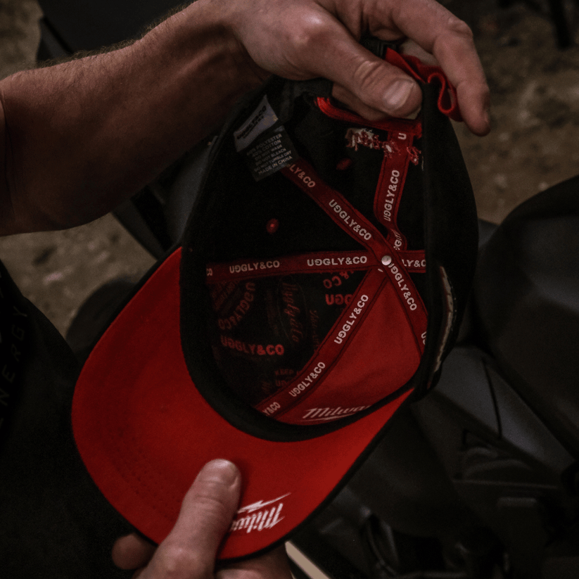Milwaukee Ducati Team-Wear Cap Official Red Black Curved Peak - QHA UK