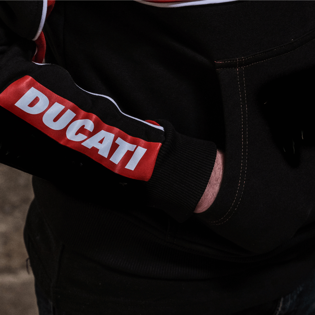 Milwaukee Ducati Teamwear Hoodie Official 2025 Heavyweight Fleece Line - QHA UK