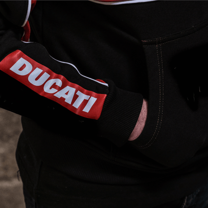 Milwaukee Ducati Teamwear Hoodie Official 2025 Heavyweight Fleece Line - QHA UK