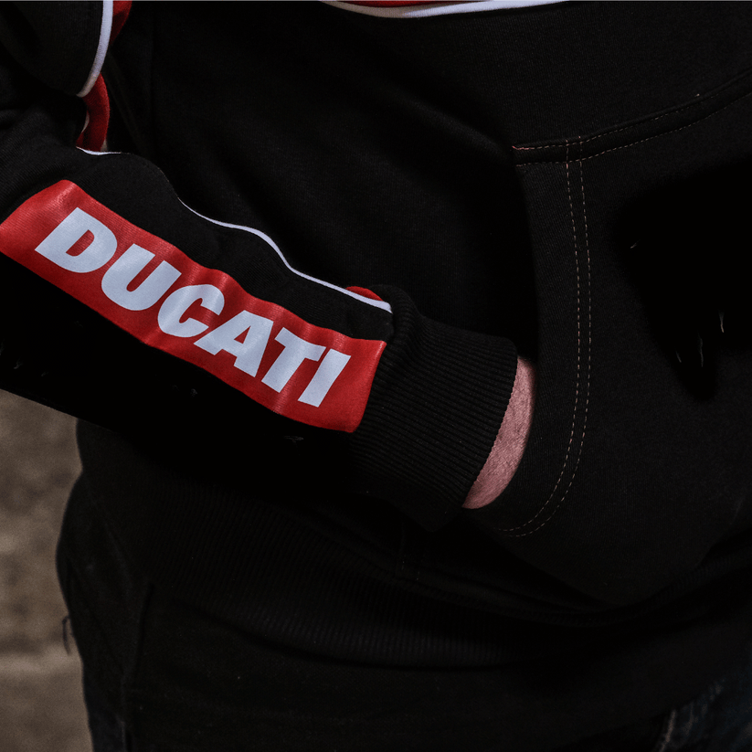 Milwaukee Ducati Teamwear Hoodie Official 2025 Heavyweight Fleece Line - QHA UK