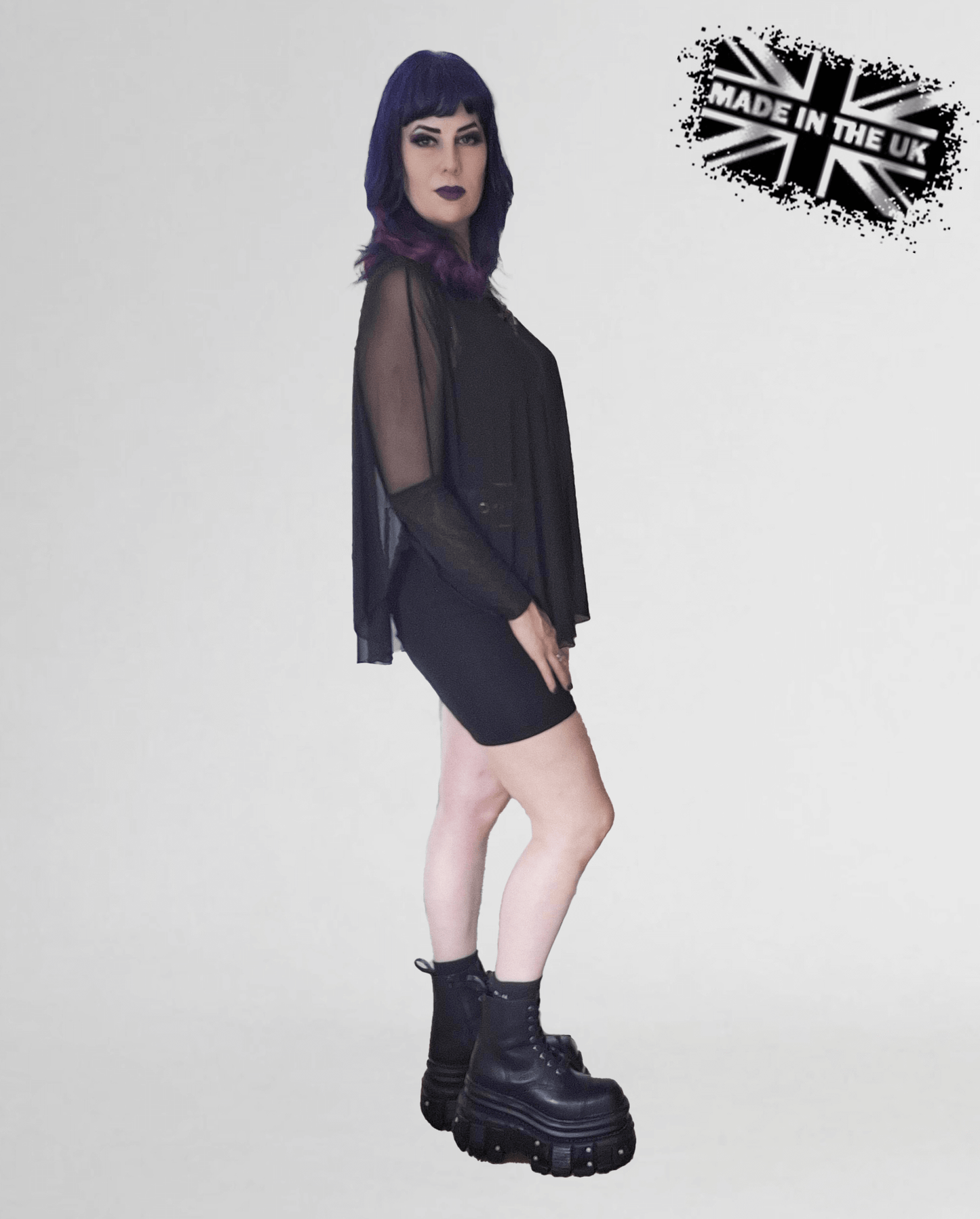 Necessary Evil Women's Mesh Top Circe UK 8-20 - QHA UK