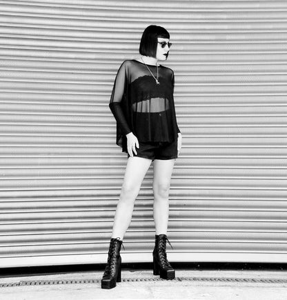 Necessary Evil Women's Mesh Top Circe UK 8-20 - QHA UK
