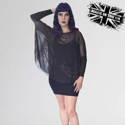 Necessary Evil Women's Mesh Top Circe UK 8-20 - QHA UK