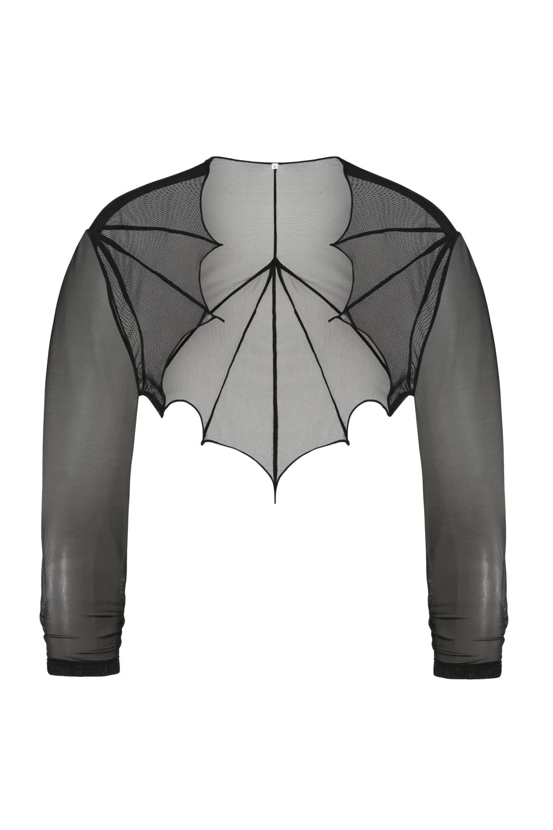 Necessary Evil Bolero Cybele Mesh Bat Wing Effect UK 8-18 - QHA UK