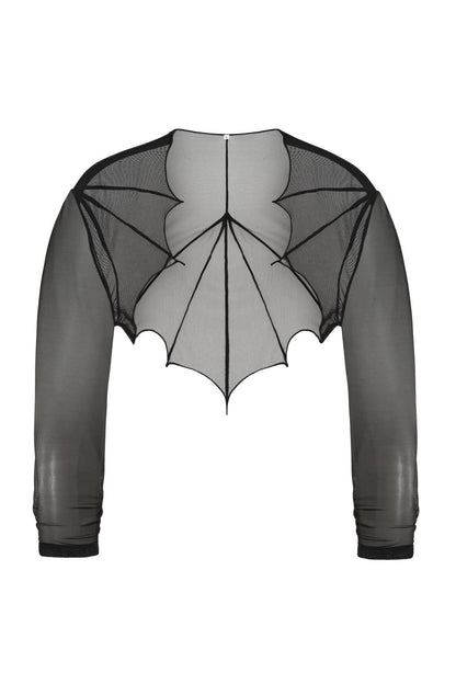 Necessary Evil Bolero Cybele Mesh Bat Wing Effect UK 8-18 - QHA UK
