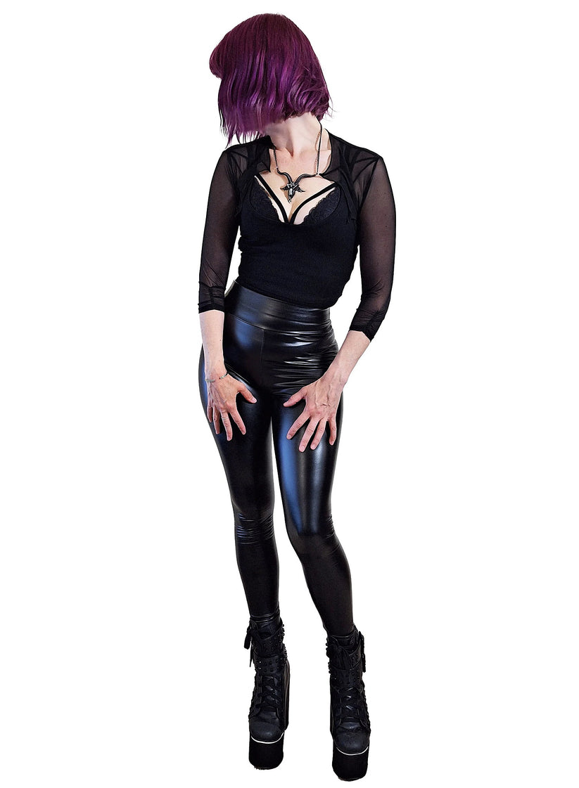 Necessary Evil Bolero Cybele Mesh Bat Wing Effect UK 8-18 - QHA UK