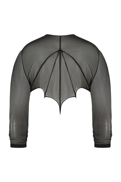 Necessary Evil Bolero Cybele Mesh Bat Wing Effect UK 8-18 - QHA UK