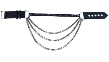 Necessary Evil Belt Nyx Asymmetric Chain UK 8-18 - QHA UK