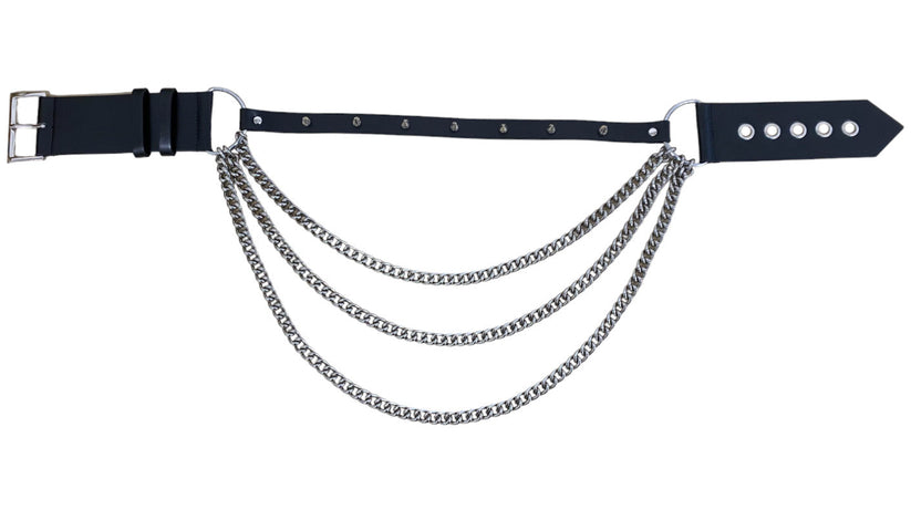 Necessary Evil Belt Nyx Asymmetric Chain UK 8-18 - QHA UK