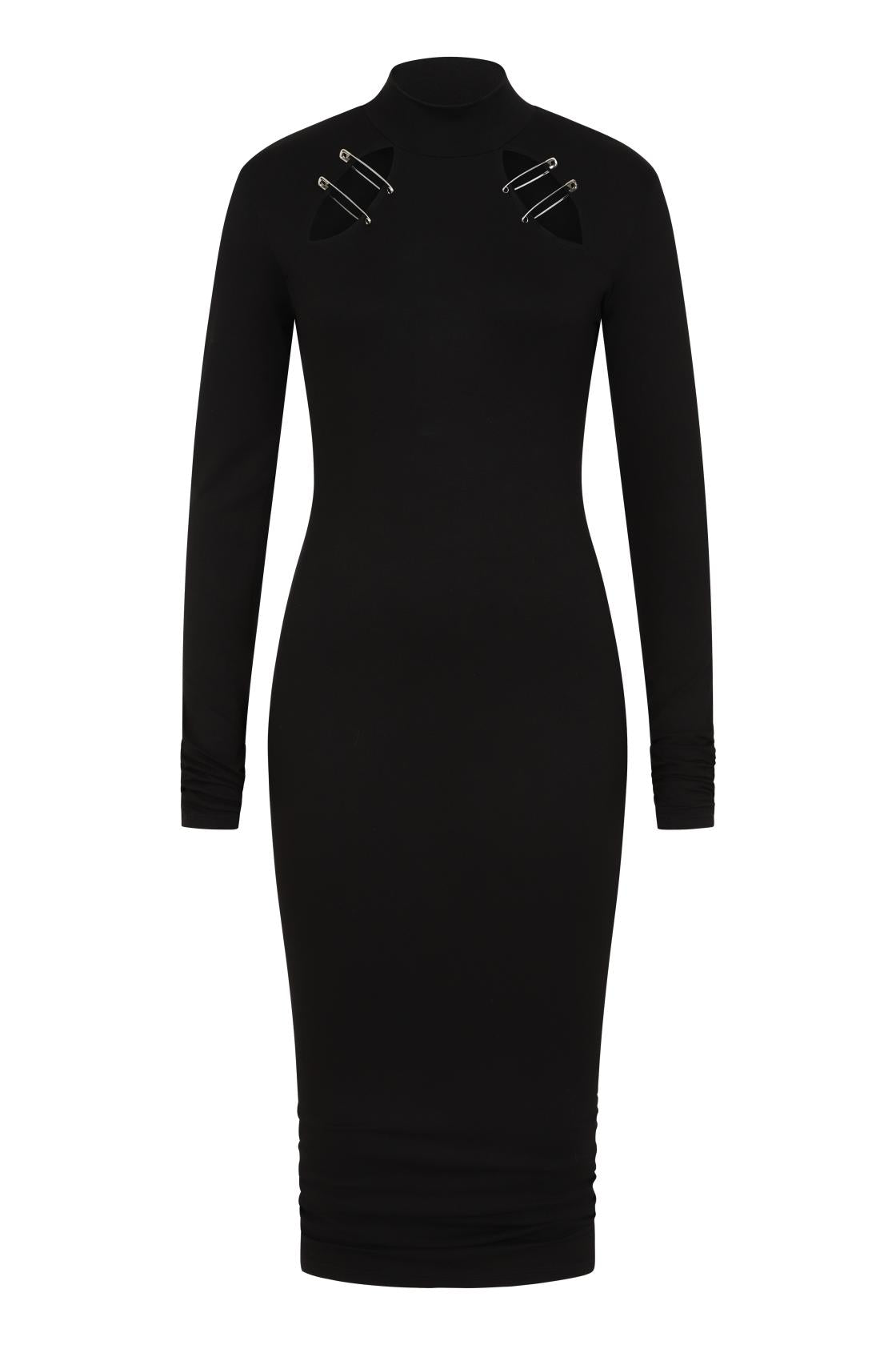 Necessary Evil Gothic Midi Dress Nyx UK 8-18 - QHA UK