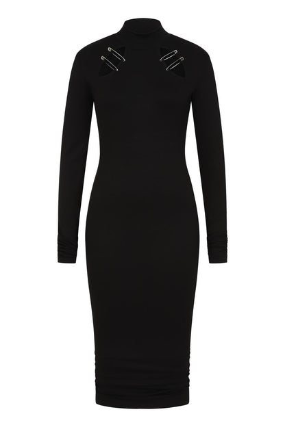 Necessary Evil Gothic Midi Dress Nyx UK 8-18 - QHA UK