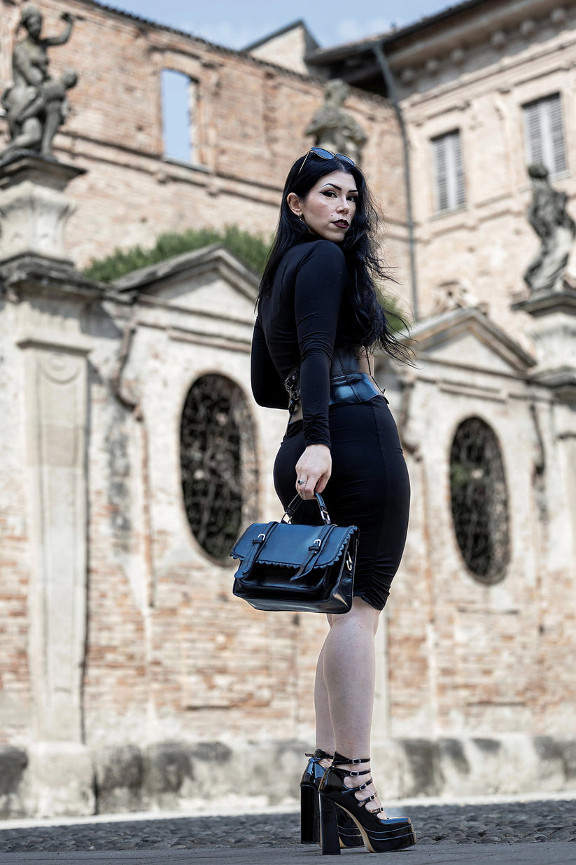 Necessary Evil Gothic Midi Dress Nyx UK 8-18 - QHA UK