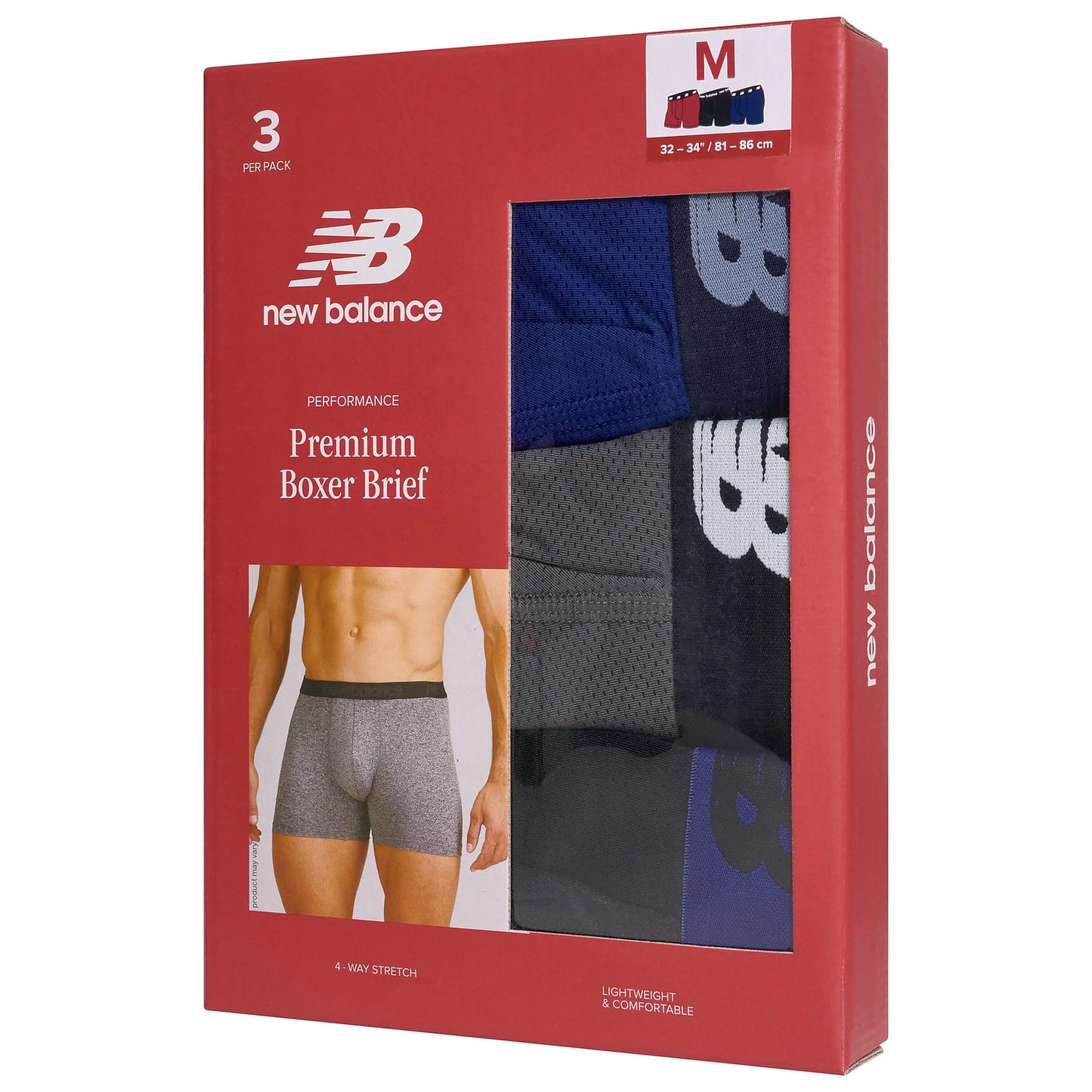 New Balance Men's Premium Boxer Briefs 3, 6, 9 & 12 Pack | QHA UK - QHA UK
