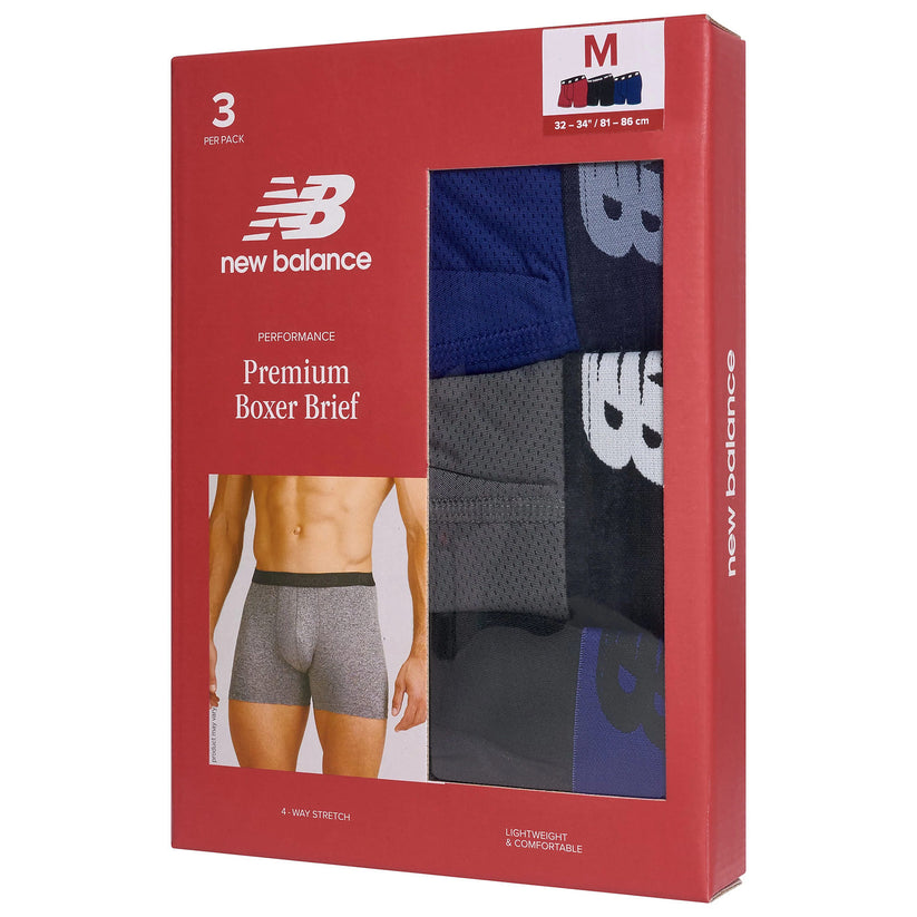 New Balance Men's Premium Boxer Briefs 3, 6, 9 & 12 Pack | QHA UK - QHA UK