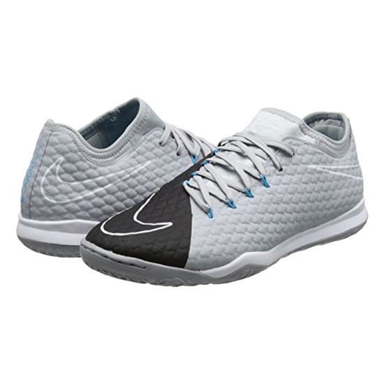 Nike Mens HypervenomX Finale II IC Indoor Football Boots Grey Blue 852 - QHA UK
