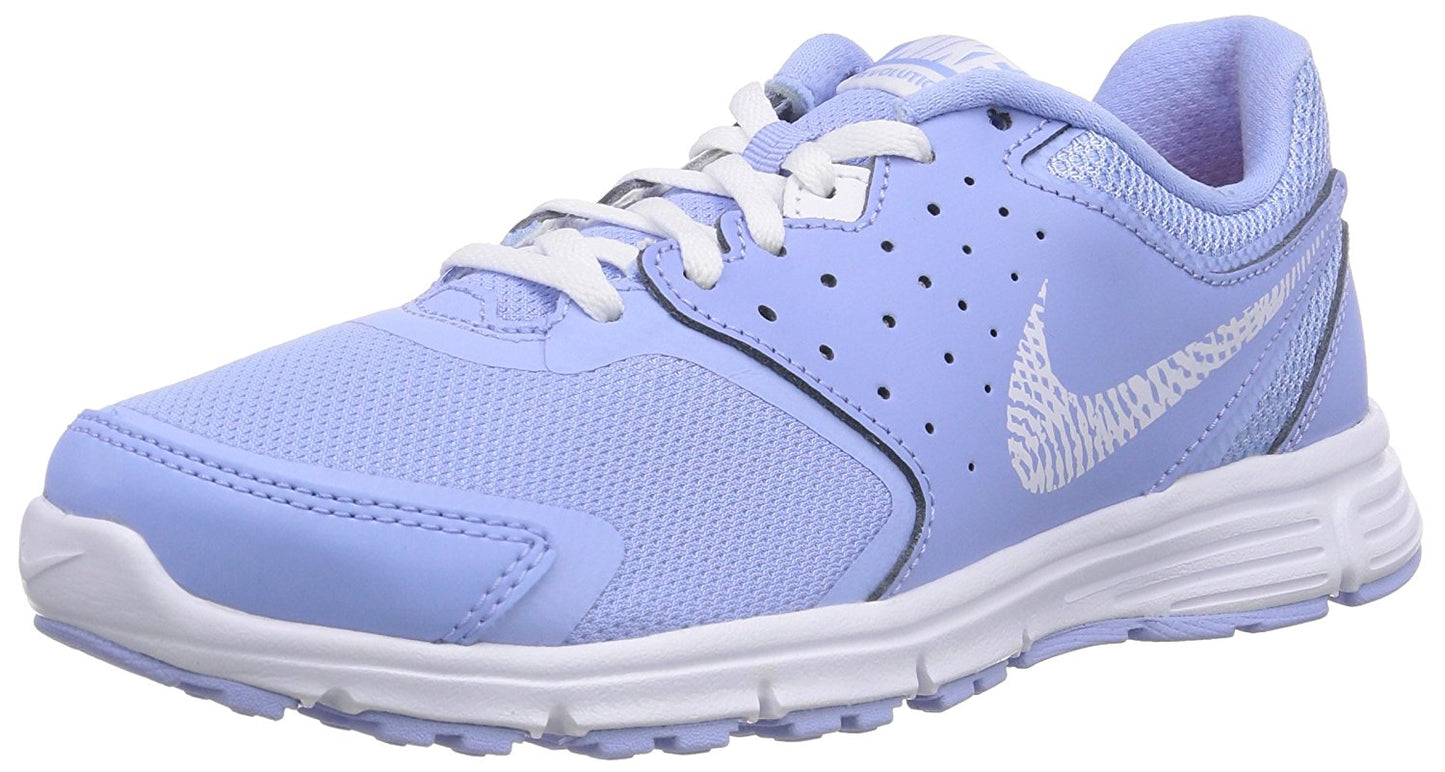 Nike Revolution EU Womens Running Trainers Blue White Crimson 706582-4 - QHA UK