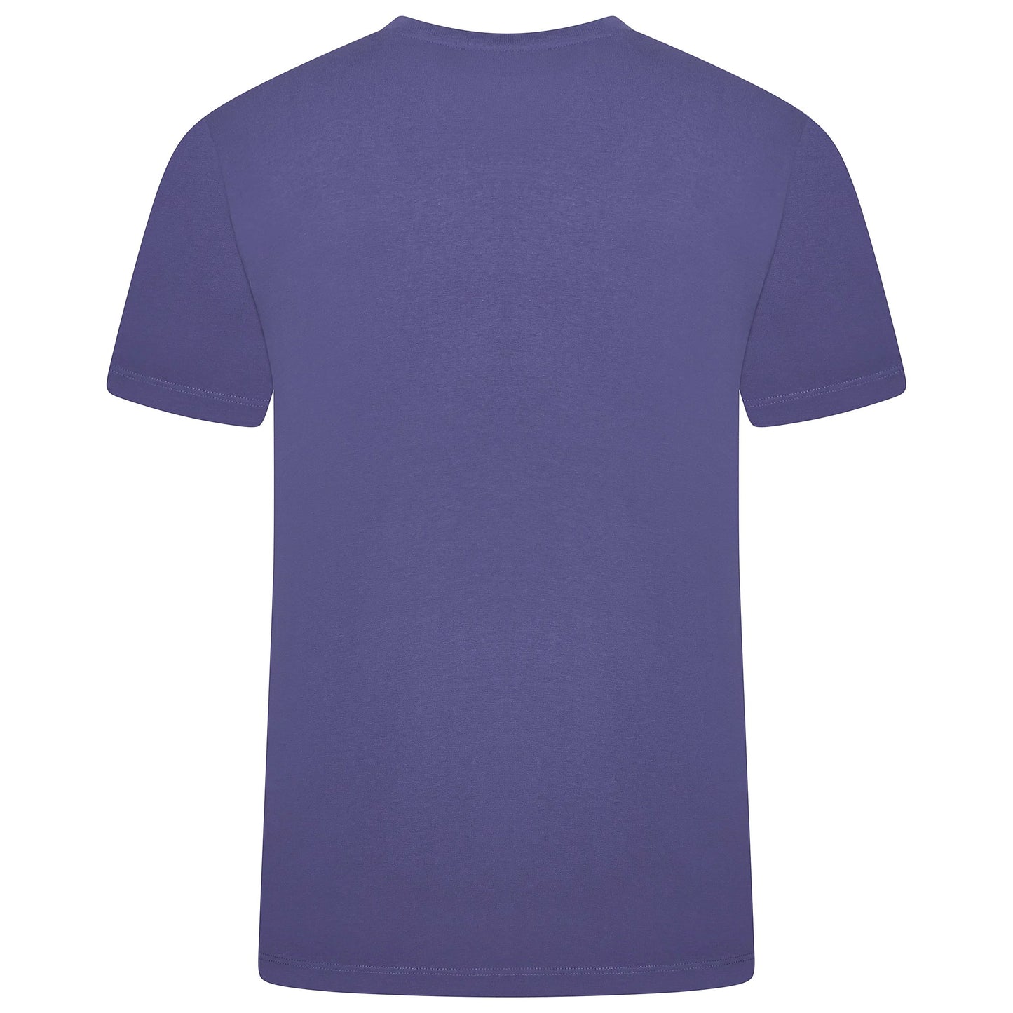 Ochnik Mens Stretch Cotton T-Shirt Crew Neck Logo Tee Regular Fit S-4X - Collar Detail - QHA UK