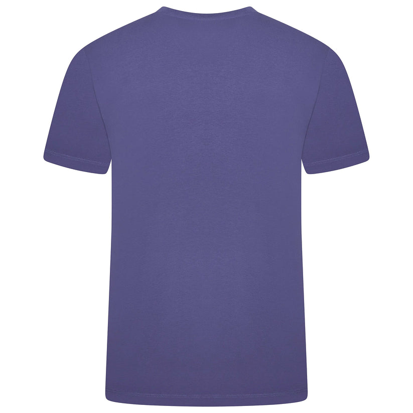 Ochnik Mens Stretch Cotton T-Shirt Crew Neck Logo Tee Regular Fit S-4X - Collar Detail - QHA UK