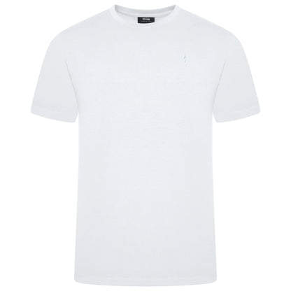 Ochnik Mens Stretch Cotton T-Shirt Crew Neck Logo Tee Regular Fit S-4X - QHA UK