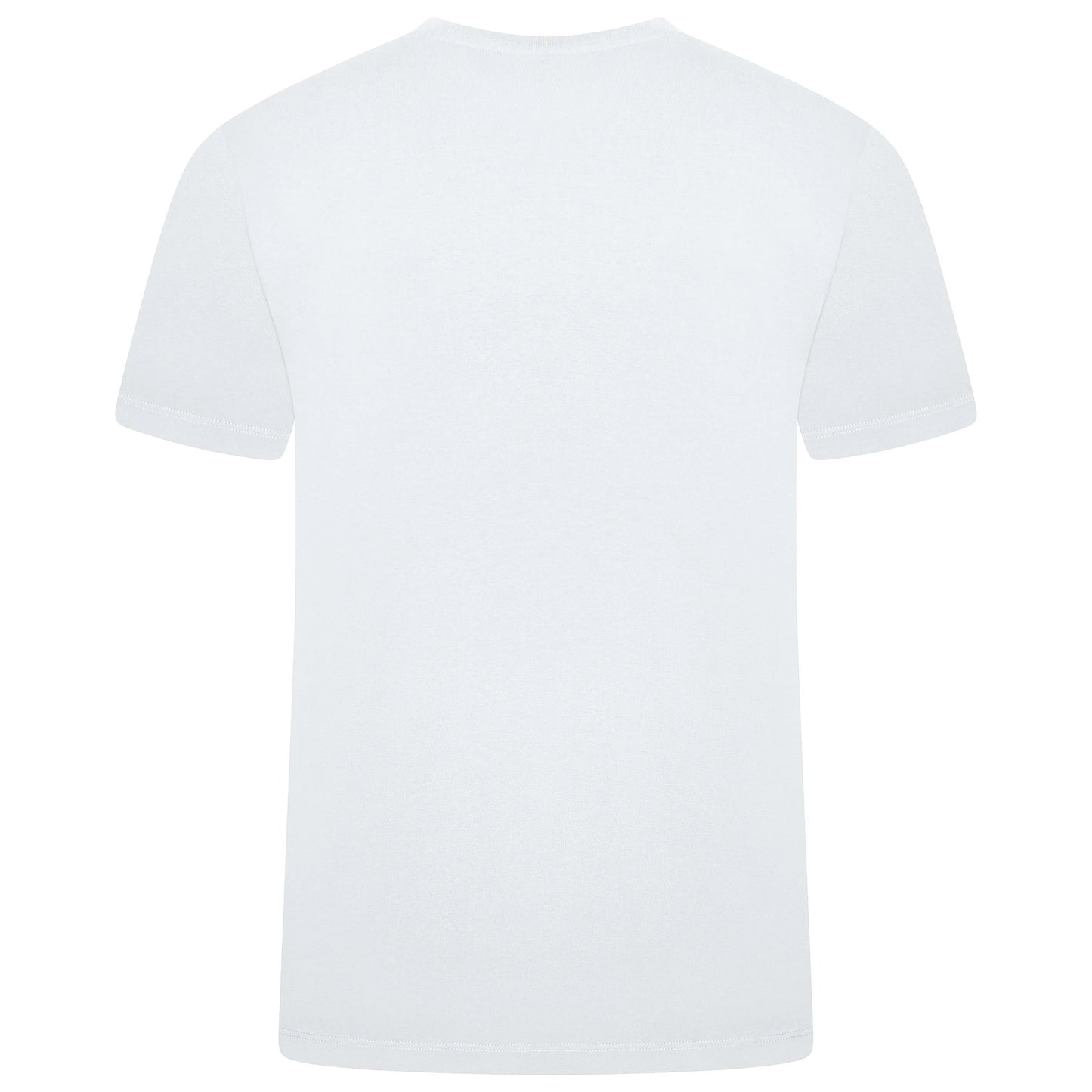 Ochnik Mens Stretch Cotton T-Shirt Crew Neck Logo Tee Regular Fit S-4X - Collar Detail - QHA UK