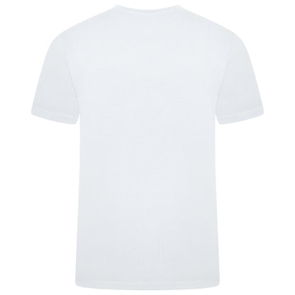 Ochnik Mens Stretch Cotton T-Shirt Crew Neck Logo Tee Regular Fit S-4X - Collar Detail - QHA UK