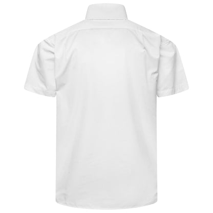 ORN Manchester Mens Short Sleeve Formal Work Shirt Office Regular Fit - Sleeve Detail - QHA UK