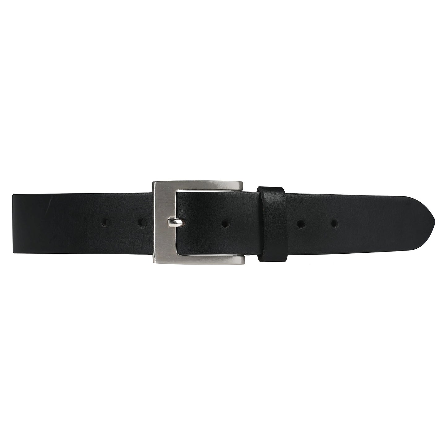 Outback Unisex Full Grain Leather Belt Square Buckle Stainless Steel C - Texture Detail - QHA UK
